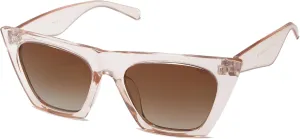 SOJOS Trendy Oversized Square Cateye Polarized Sunglasses Womens Big Frame Shades SJ2115