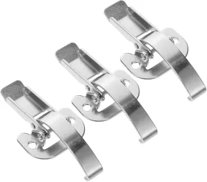 Stylish Sleek Truck Toolbox Buckle 3pcs Metal Latch Lock Easy Installation for Toolbox Accessories