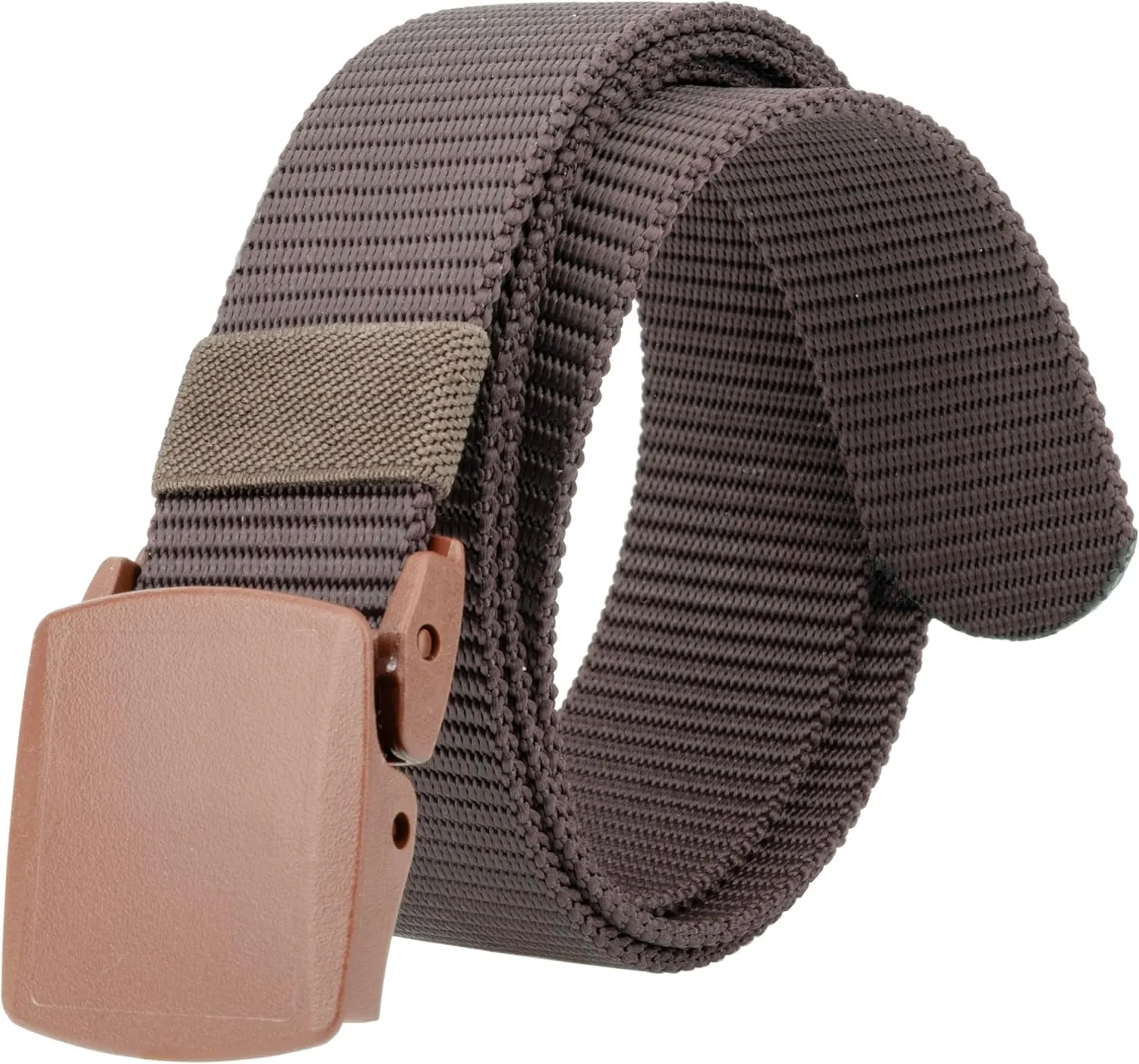 Tactical Nylon Belts for Men, Work Belt Adjustable Slide Plastic Buckle Web Canvas Belt for Outdoor, Airport friendly