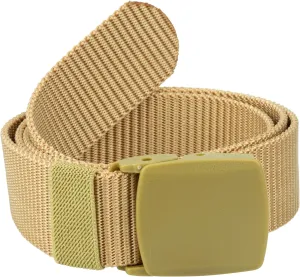 Tactical Nylon Belts for Men, Work Belt Adjustable Slide Plastic Buckle Web Canvas Belt for Outdoor, Airport friendly