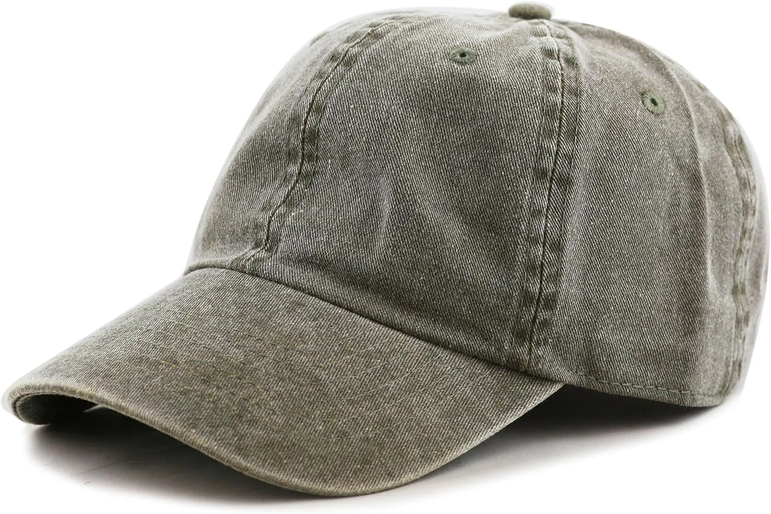 The Hat Depot 100% Cotton Pigment Dyed Low Profile Dad Hat Six Panel Cap
