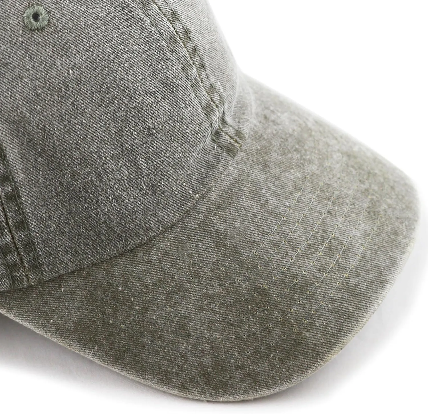 The Hat Depot 100% Cotton Pigment Dyed Low Profile Dad Hat Six Panel Cap