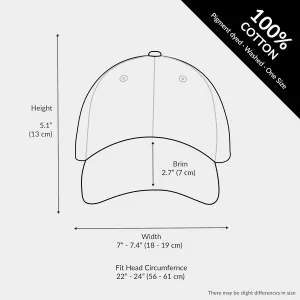 The Hat Depot 100% Cotton Pigment Dyed Low Profile Dad Hat Six Panel Cap