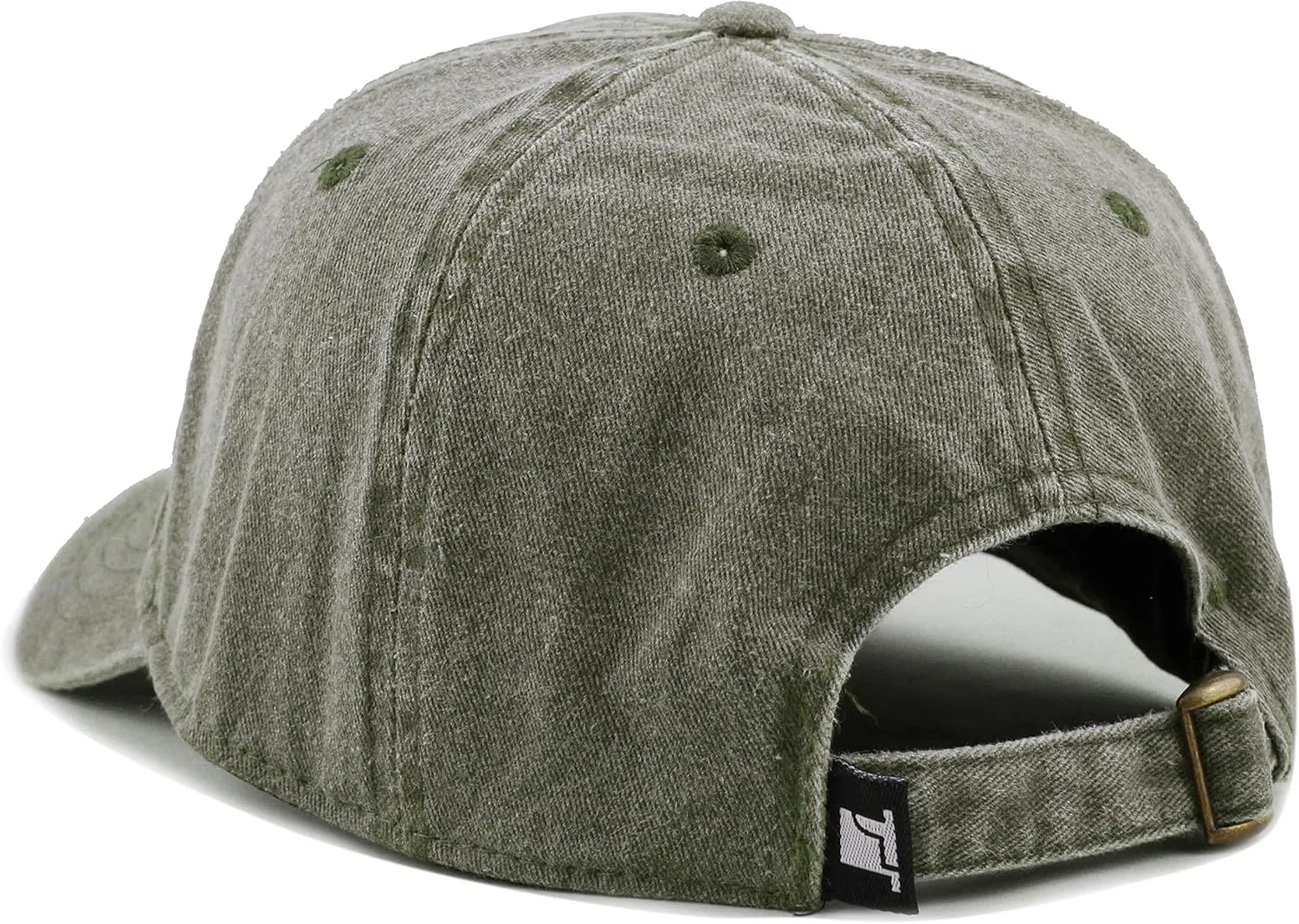 The Hat Depot 100% Cotton Pigment Dyed Low Profile Dad Hat Six Panel Cap