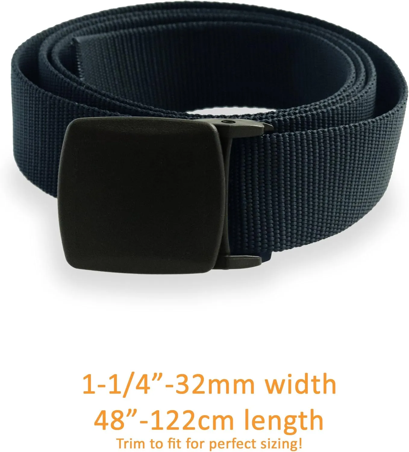 Thomas Bates Trekker Web Belt with Detachable Polycarbonate Military Style Nylon