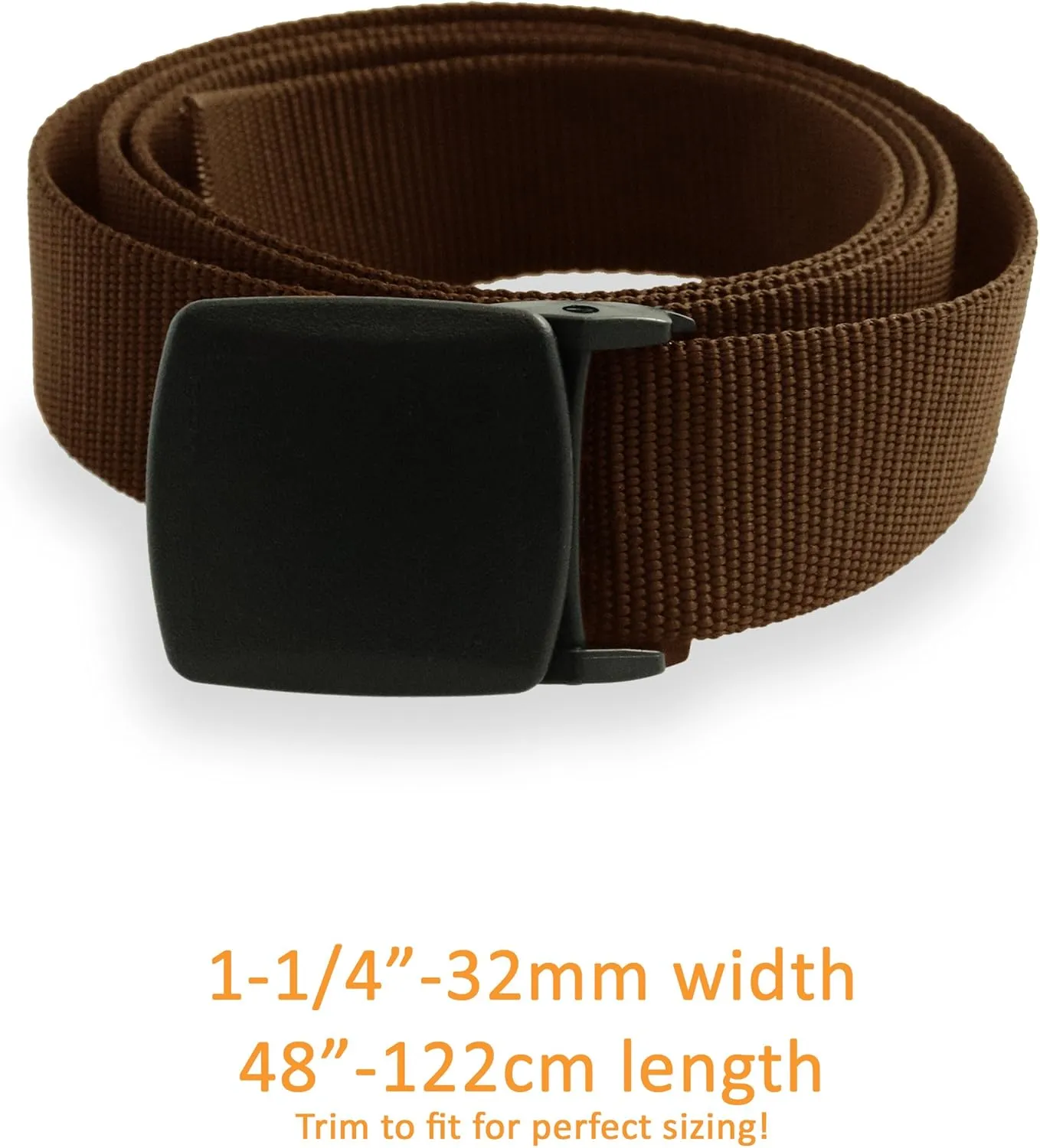 Thomas Bates Trekker Web Belt with Detachable Polycarbonate Military Style Nylon