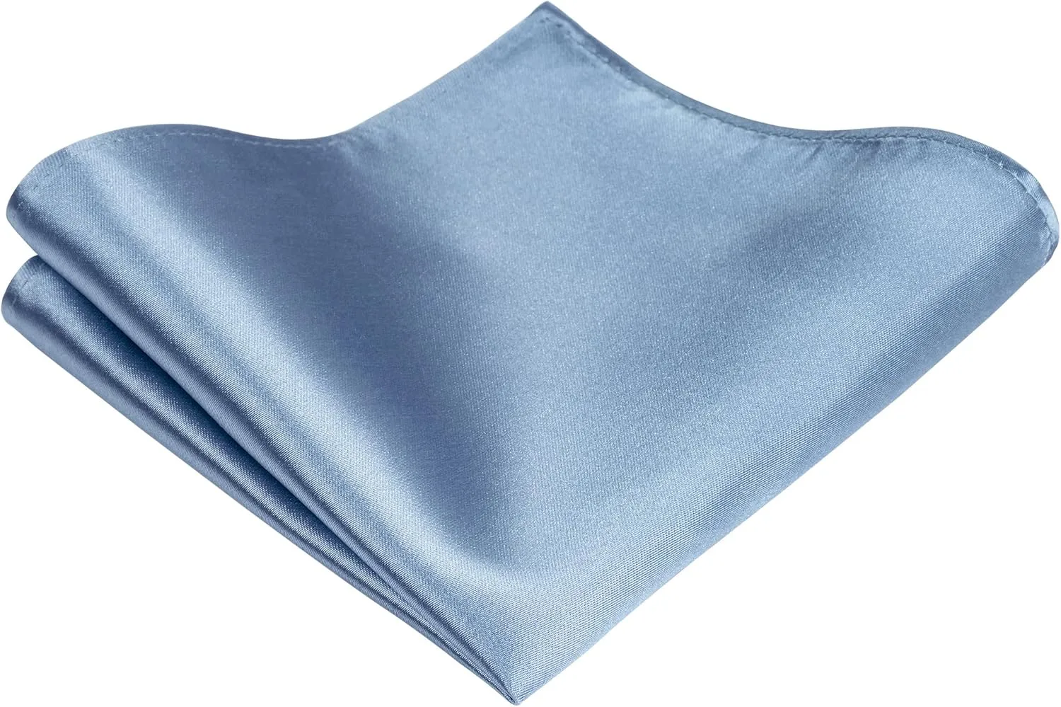 TIE G Solid Satin Woven dyed Color Formal Necktie and Pocket Square Sets in Gift Box