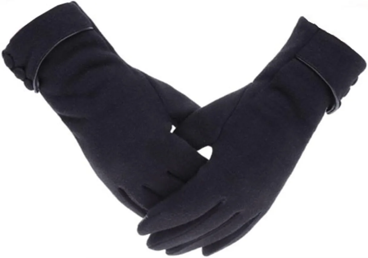 Tomily Womens Touch Screen Phone Fleece Windproof Gloves Winter Warm Wear