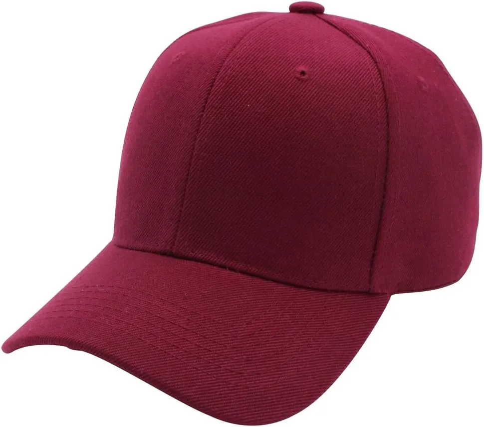 Top Level Baseball Cap Men Women - Classic Adjustable Plain Hat