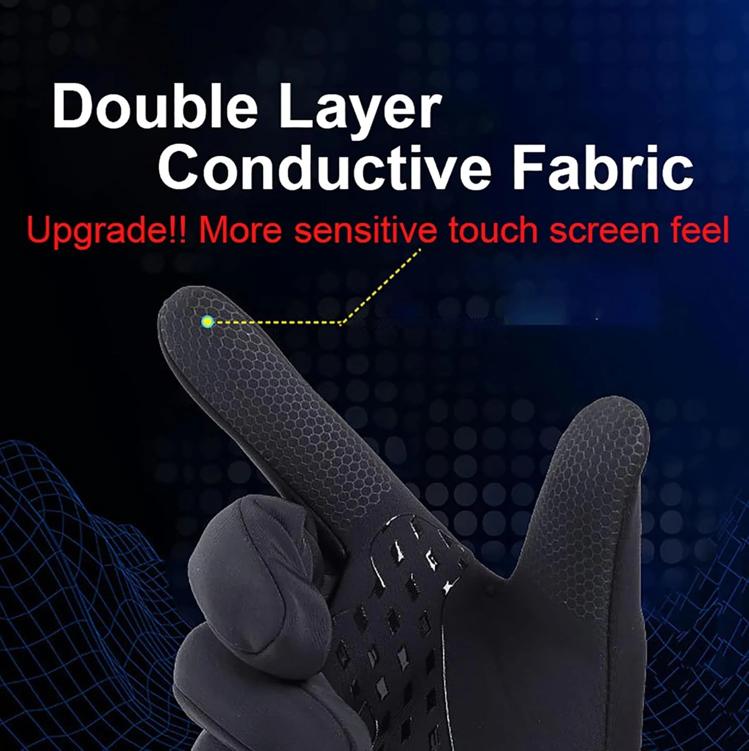 Touchscreen Winter Gloves Cold Skiing Waterproof Warm Snow Gloves For Men And Women