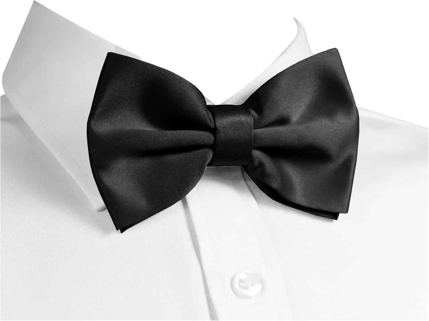 trilece Bow Ties for Men - Men's Solid Pretied Bowties for Formal Wear - Adjustable Bow Tie - Bow ties for Woman