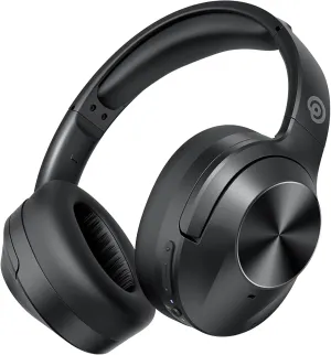 Upgrade Prolevel Hybrid Active Noise Cancelling Headphones with HD Sound, Wireless Bluetooth Headphones Over The Ear Unequaled Comfort, Vivid Deep Bass, for Home Office Travel Birthday Gift, Black