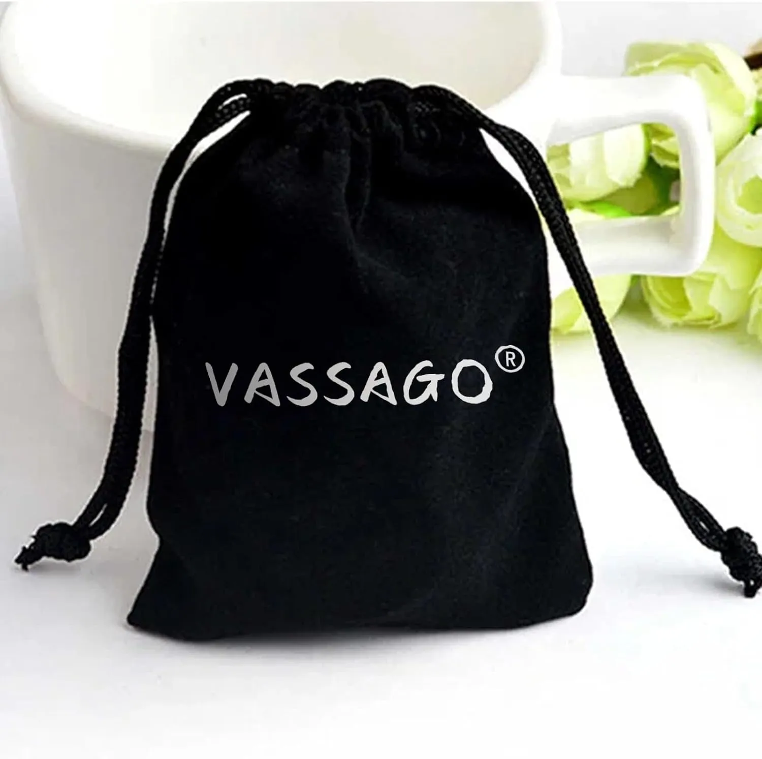 VASSAGO Star of David Necklace for Men Women Stainless Steel Hexagon Pendant with Cross Necklace Dainty Religious Jewish Jewelry