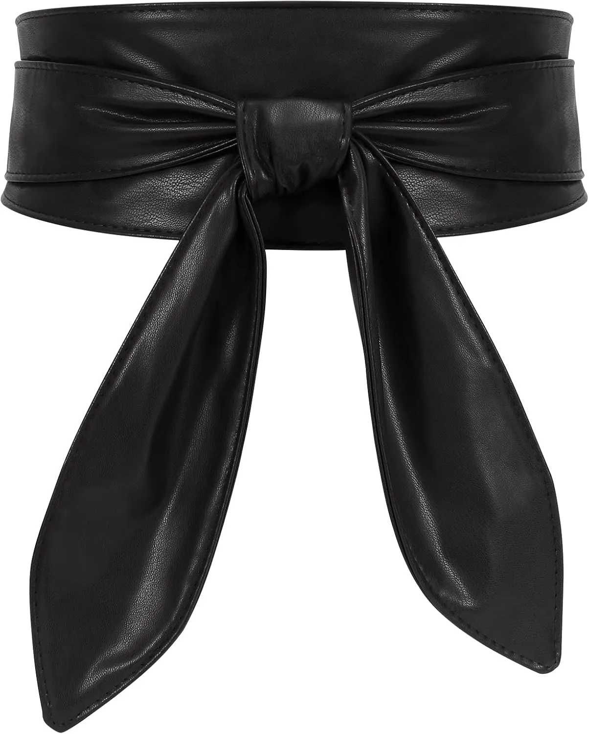 WHIPPY Women Obi Belt Fashion Wrap Around Wide Waistband Knotted Belt for Dress