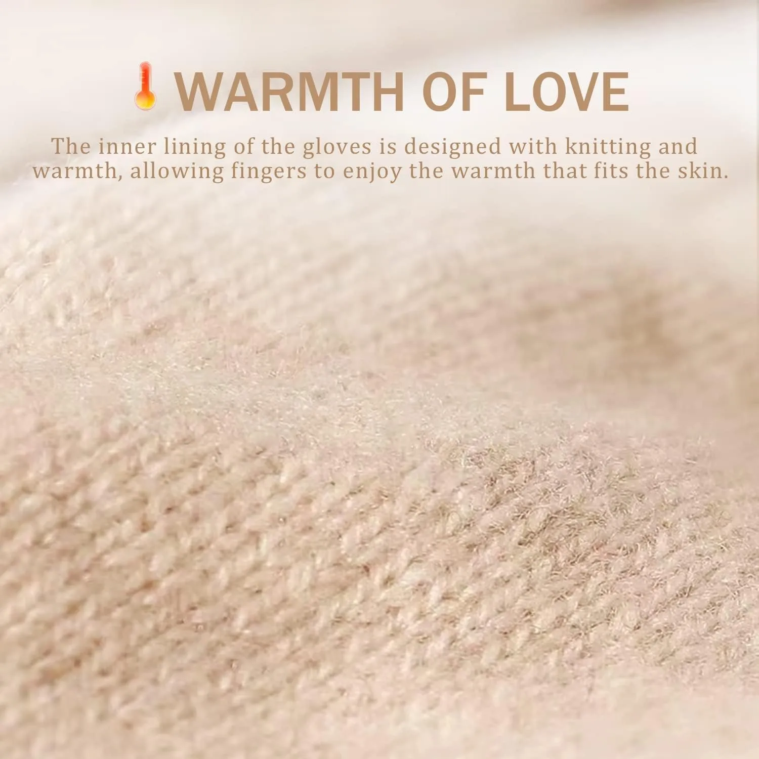Winter Leather Gloves for Women, Warm Touchscreen Driving Texting Cashmere Lined Gloves