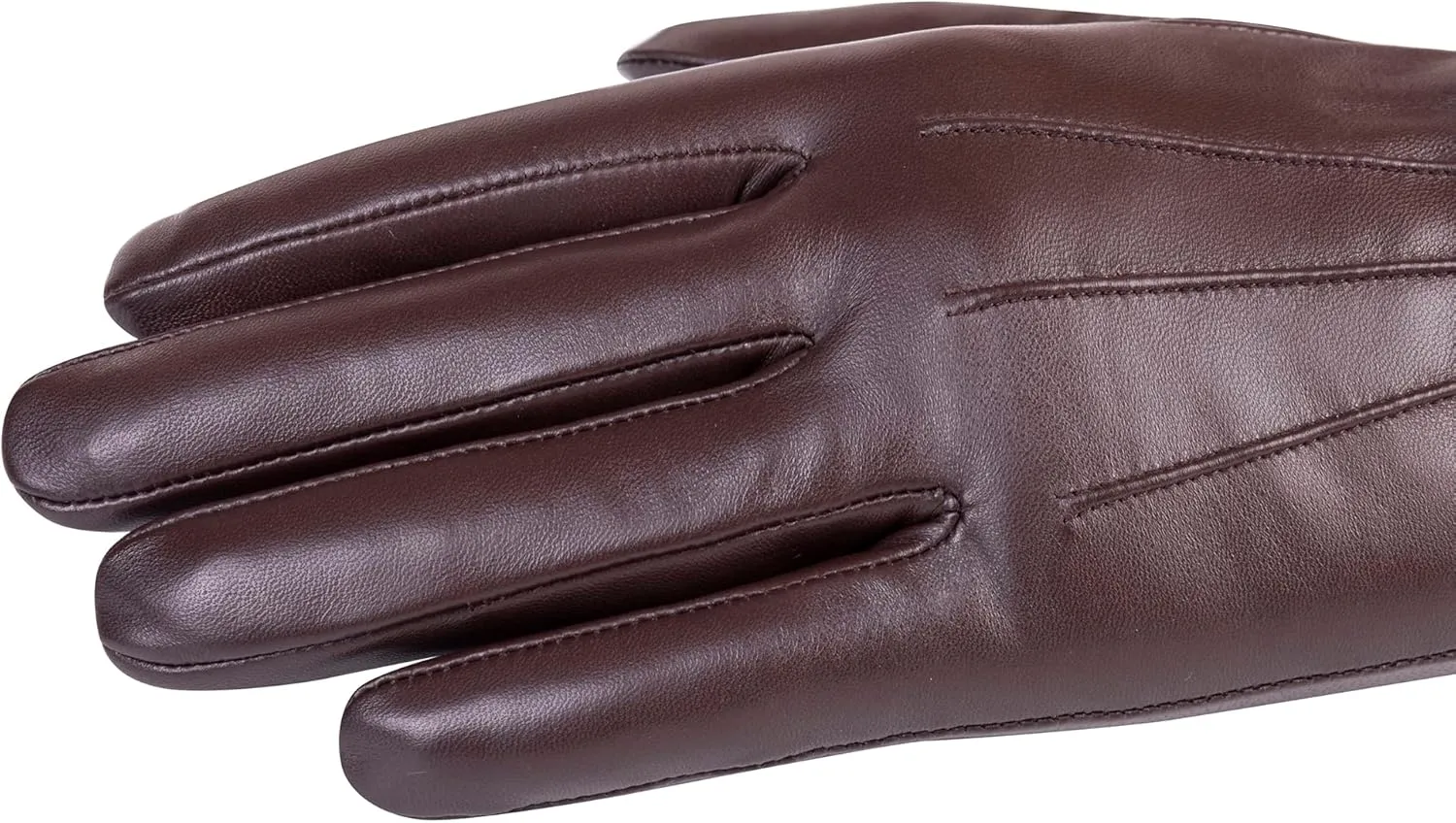 Winter Womens Fashion Leather Gloves Warm Cashmere Lining Touchscreen Texting Windproof Driving Gloves
