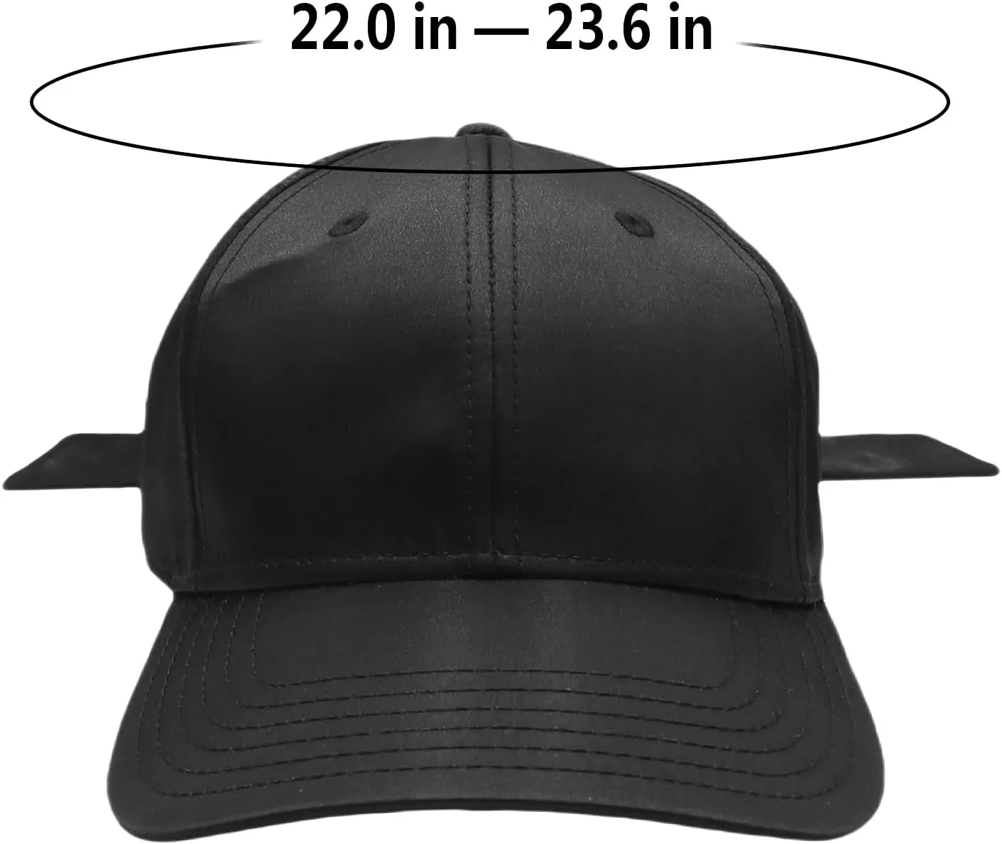 Women Satin Bow-Tie Baseball Cap Silky Elastic Strapback Trucker Hat Trendy Cute Bowknot Ponycap Summer Outdoors Sun Cap
