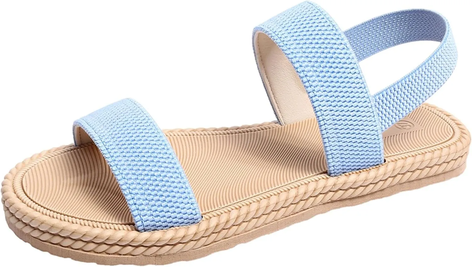 Women's Sandals Summer Cross Strap Slide Sandals Soft Comfort Walking Casual Sandals Arch Support Sandal