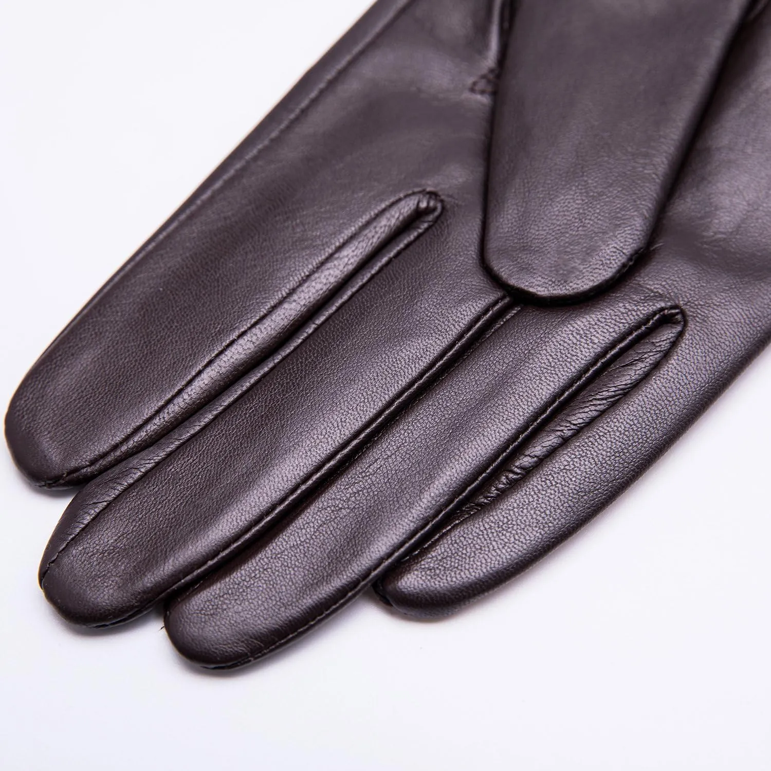 YISEVEN Women's Sheepskin Winter Driving Genuine Leather Gloves Lace Bow